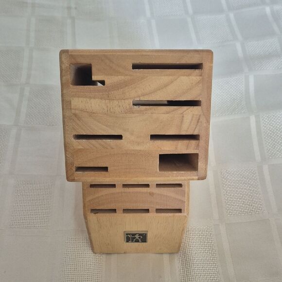 Henckels Wooden Knife Block 13 Slots by Natural Brown - Picture 12 of 16
